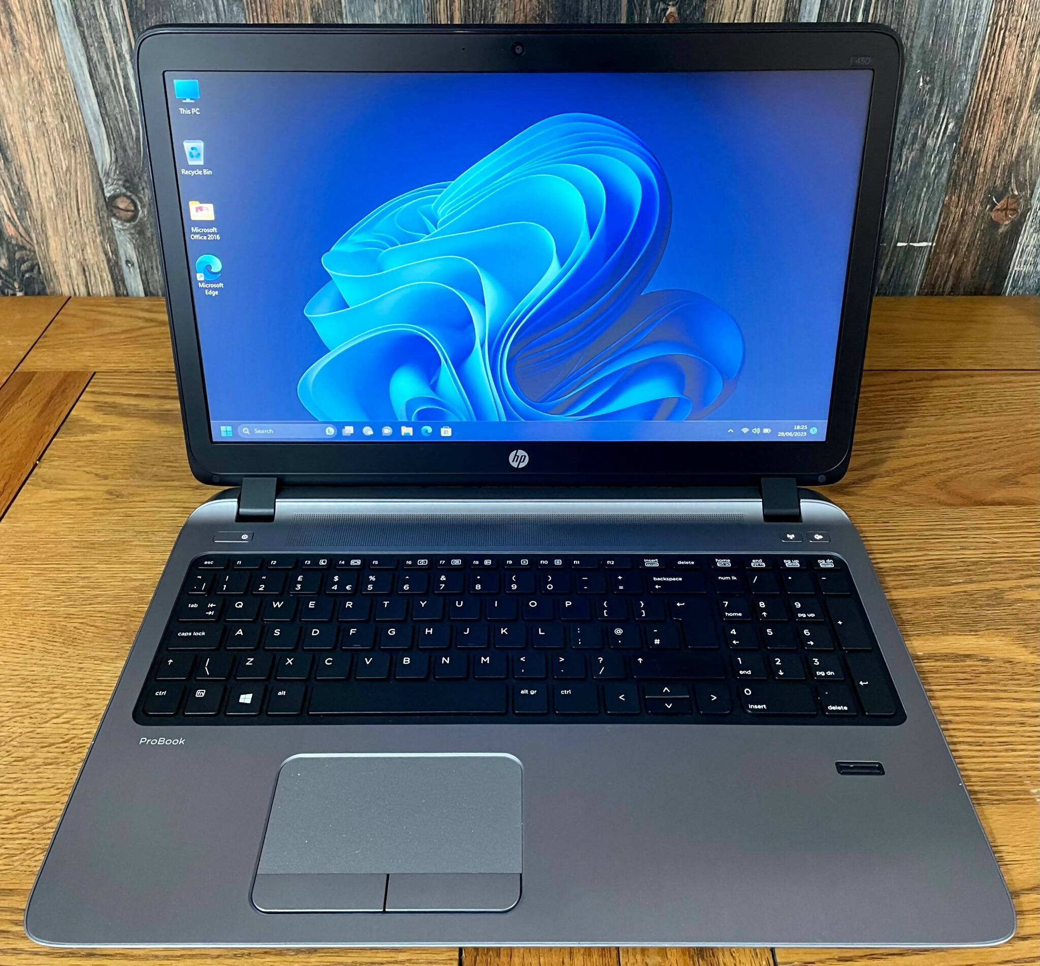 OFFICE2019入り　HP　ProBook 450 G2　5世代Core i5-2.2GHz(5200U)　120G新品SSD　DVDマルチ Hp ProBook 450 G2 - Intel Core i5-5200U - 4GB RAM - 500GB HDD