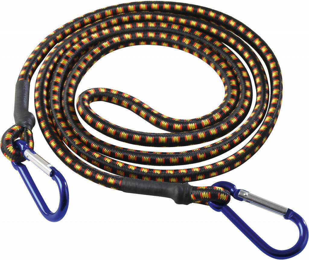 SupaTool Bungee Cord with Carabiner Hooks 1200mm x 8mm