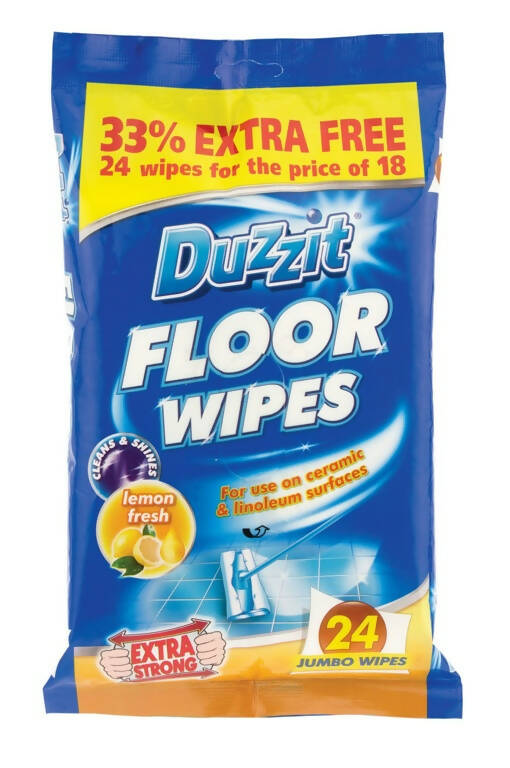 Duzzit Floor Wipes Pack 24