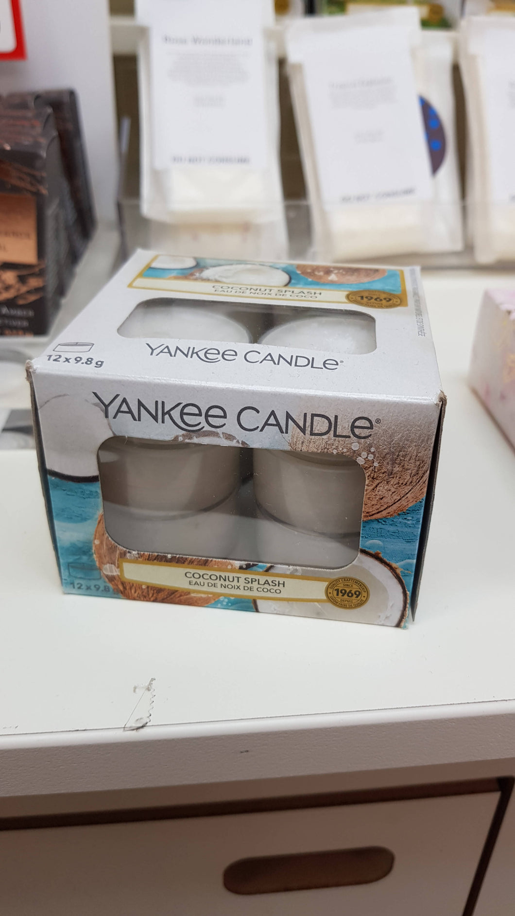 Coconut Splash Tea Light Yankee Candles